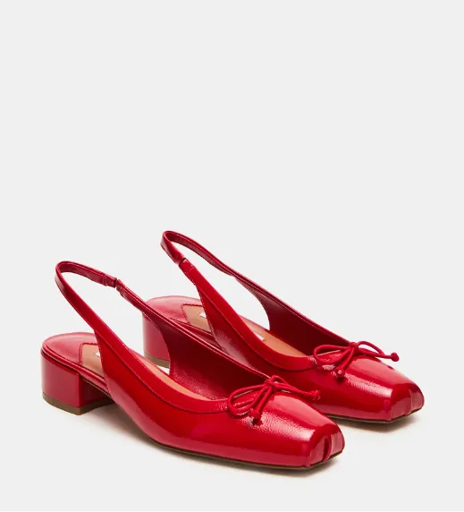 Loved Red Crinkle Patent